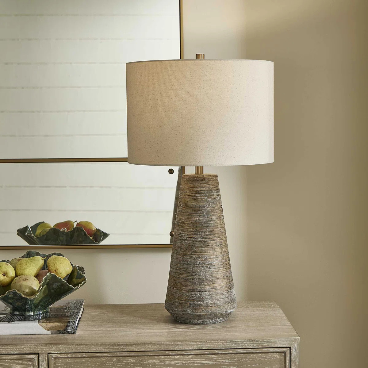 Uttermost Mosier Rustic Beige Table Lamp | Wayfair North America