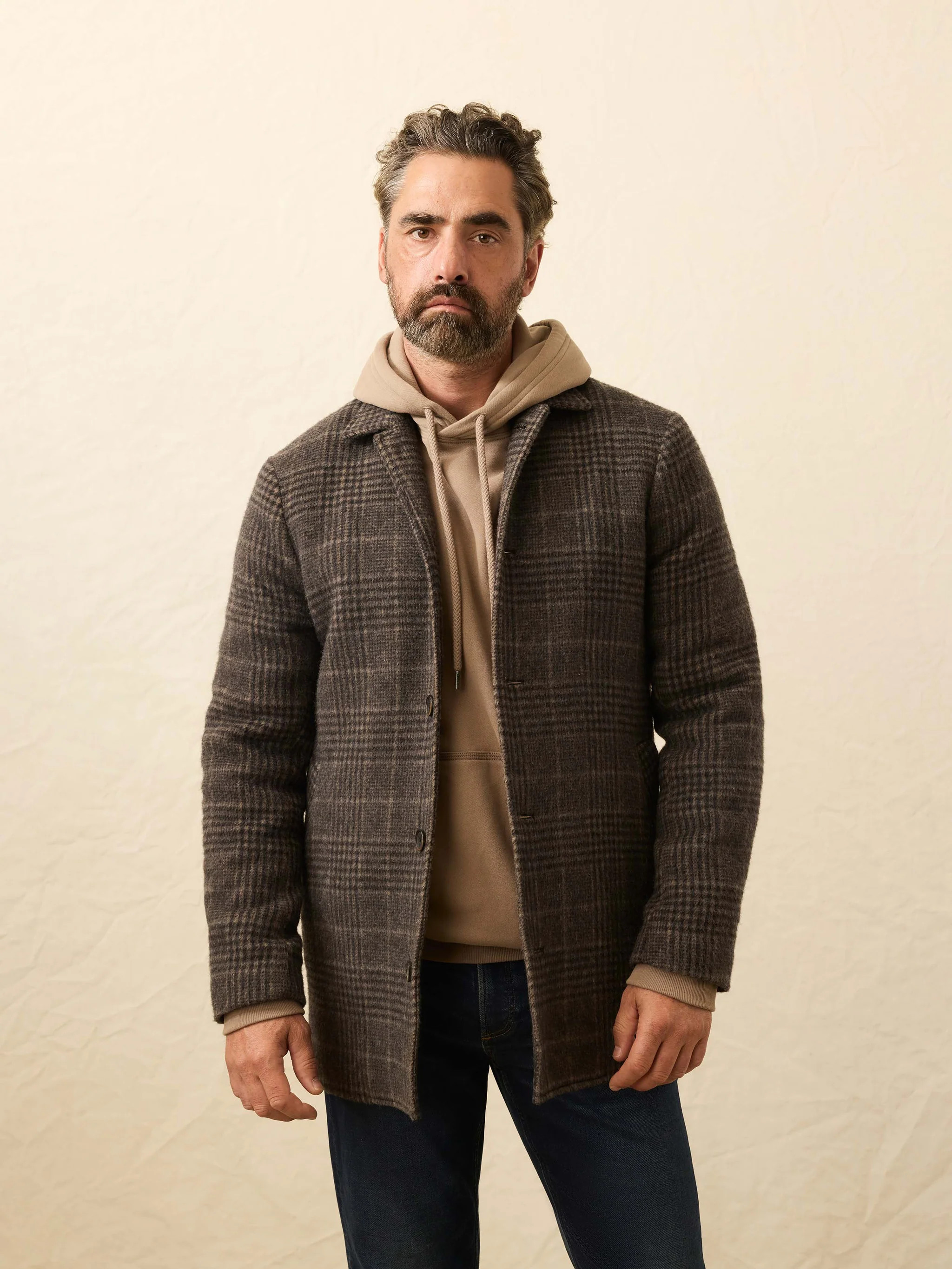 Lighthouse Jacket - Grey Waves Plaid | Faherty