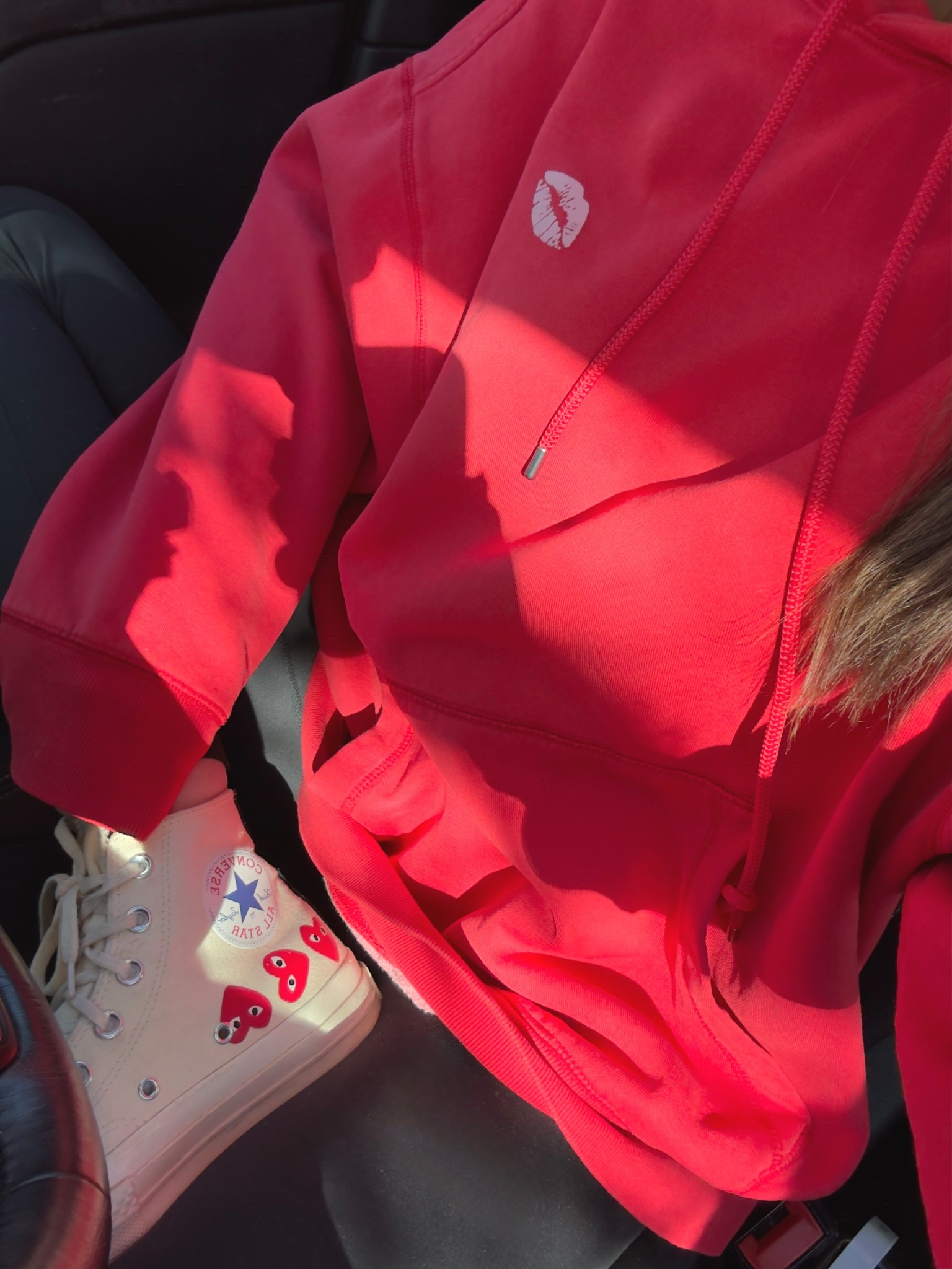 Outfit of the day! #OOTD #Valentine #Vday #happyvday #converse #victoriassecret #casualoutfit 

#LTKootd #LTKU #LTKValentine