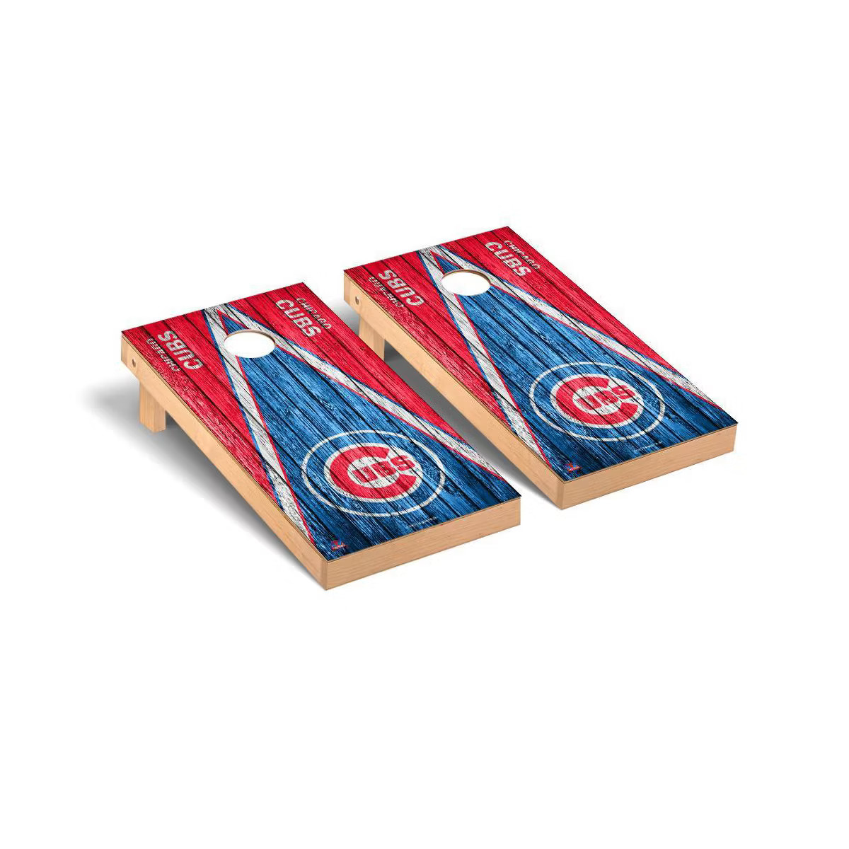 MLB Chicago Cubs Premium Cornhole Board Triangle Weathered Version | Target
