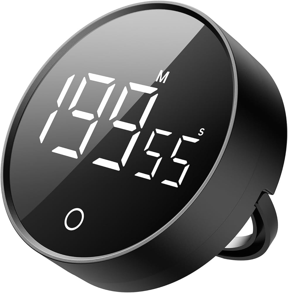 EooCoo Digital Timer with Large Bright Display, 199 Minute Countdown Countup Timer Strong Magneti... | Amazon (US)