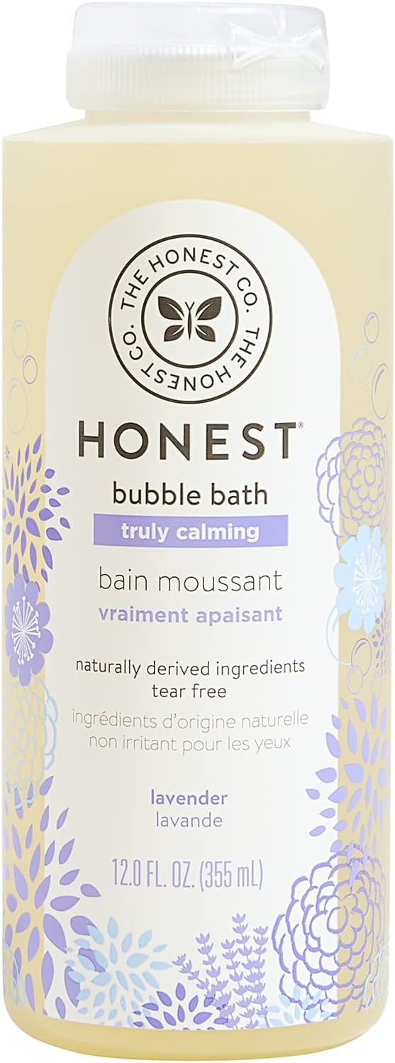 The Honest Company Truly Calming Lavender Bubble Bath Tear Free Kids Bubble Bath Naturally Derive... | Amazon (US)