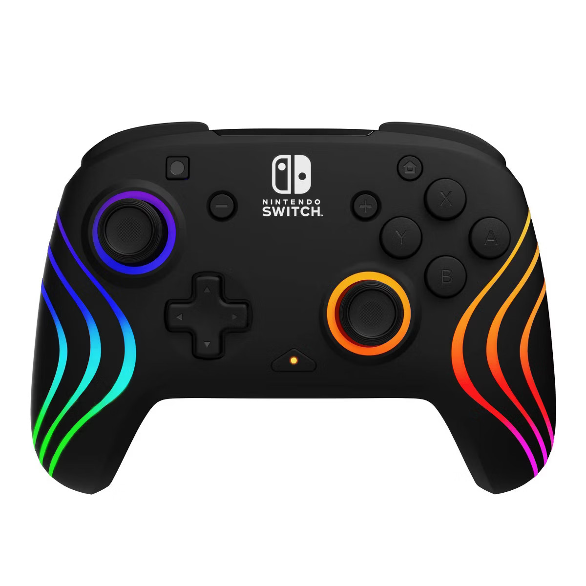 PDP Afterglow Wave Wireless Controller with Motion for Nintendo Switch - Black: Ergonomic Bluetoo... | Target