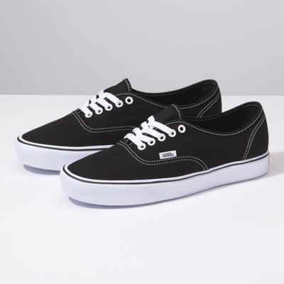 Vans Canvas Authentic Lite (black/white) | Vans (US)