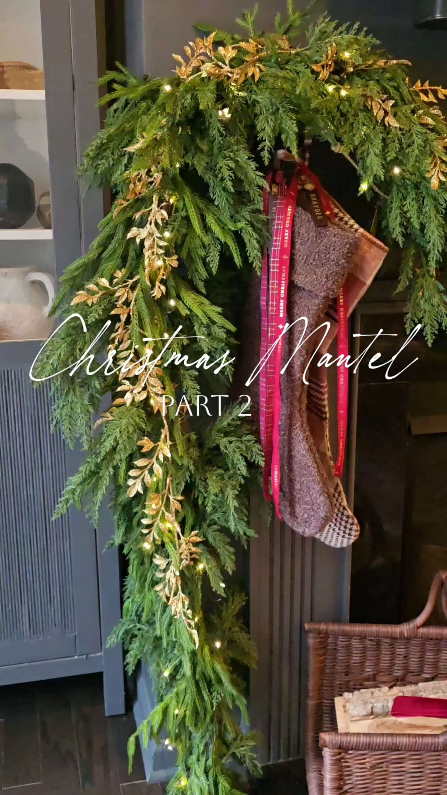 Christmas Mantel decor 

 #LTKHoliday #LTKSeasonal #LTKHome