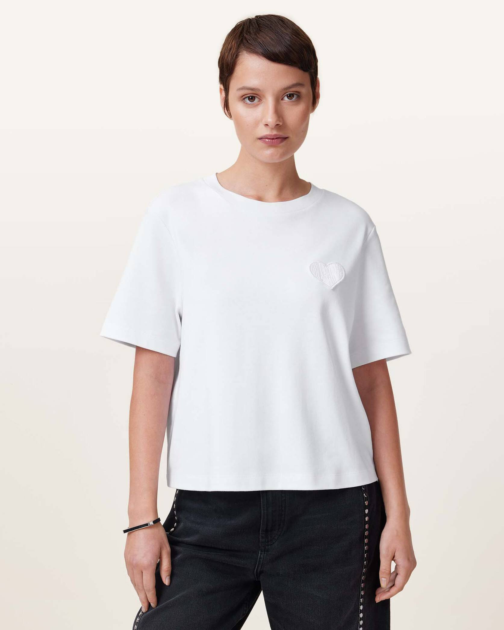 Lover Lisa Embroidered T-Shirt | AllSaints US