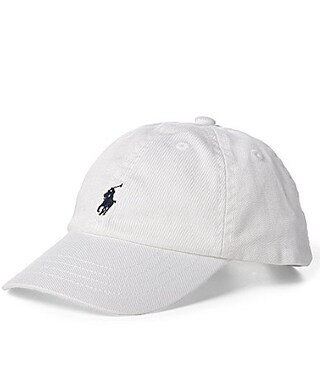 Ralph Lauren Baby Boys Preppy Baseball Cap - White | Dillard's