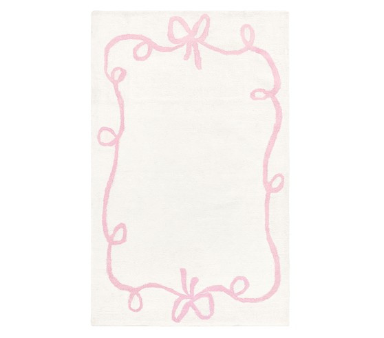 Bow Border Rug | Pottery Barn Kids
