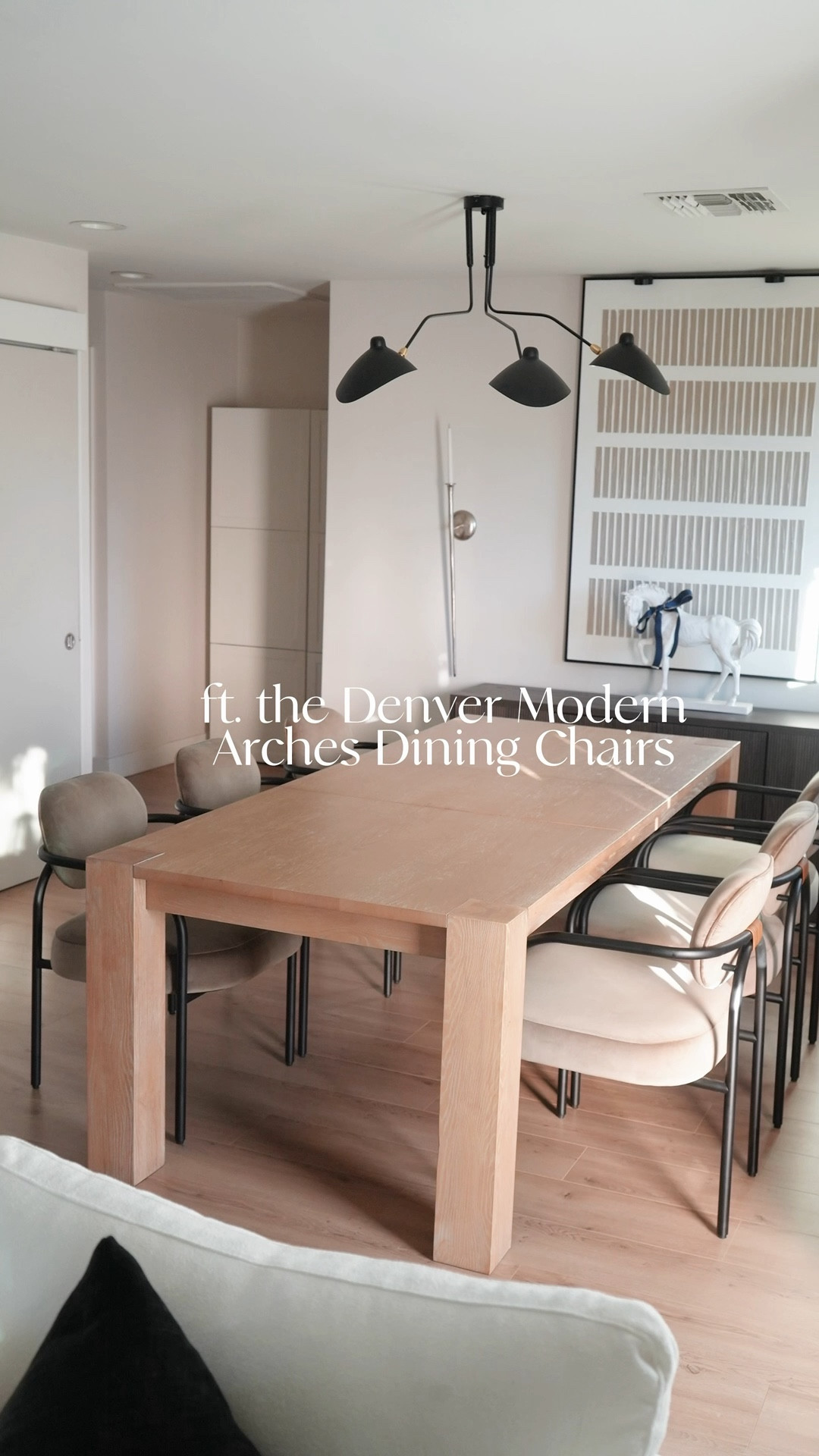 Dining chairs so comfortable conversations can go for hours ✨ @Denver_modern #mydenvermodern

#diningroom #homedecor

#LTKHome
