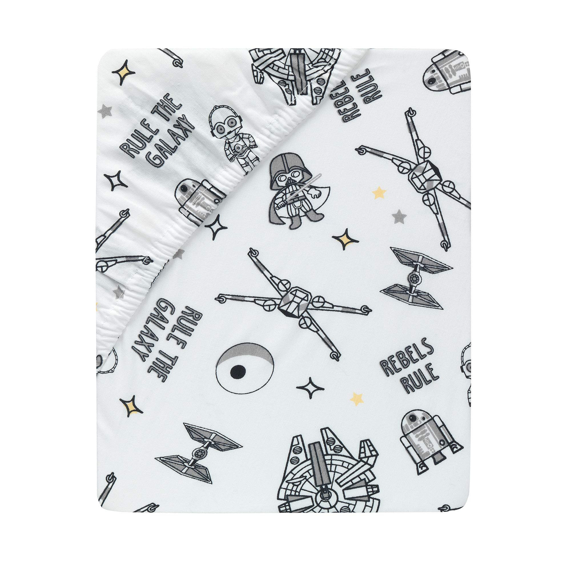 Lambs & Ivy Star Wars Signature Rebels Rule Cotton Fitted Crib/Toddler Sheet | Amazon (US)