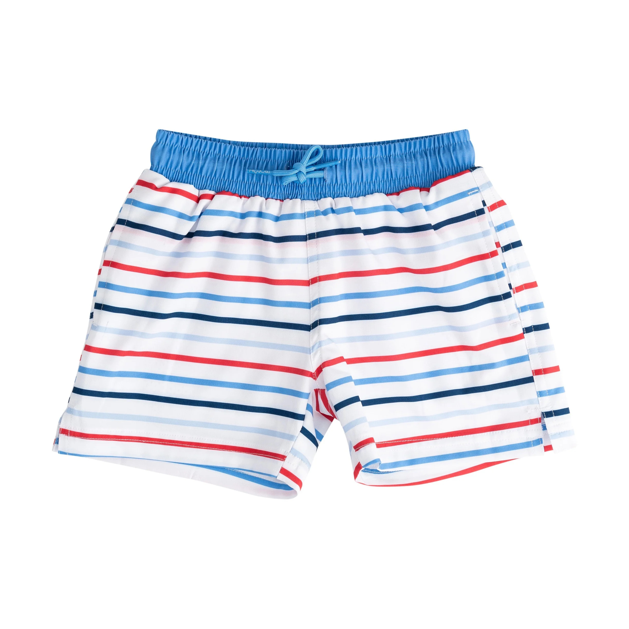 Boys' Boogie Board Swim Trunks Patriotic Red/White/Blue Stripe | PRODOH