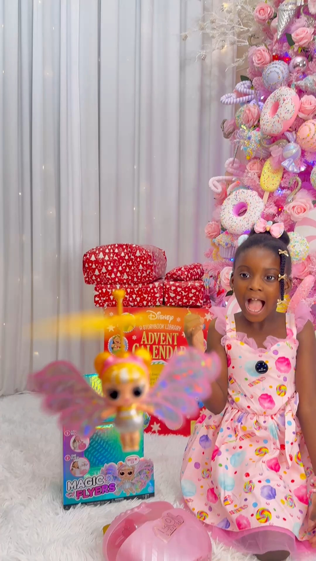 Day 5 of Talia’s 12 Days of Advent 🎄✨

Today’s surprise was FULL magic!
Talia was dressed in her pink candy look and had no idea what was coming — until the LOL Surprise Magic Flyer took off and completely stole the show 🪽💖

Her reaction says it all… pure joy, surprise, and excitement!
This flying doll instantly became the entertainer of the day.

More surprises every day leading up to Christmas 🎁 Make sure you’re subscribed so you don’t miss a day! Watch Day 1- Day 4 surprises here 👉 https://youtube.com/playlist?list=PLFPVidOBmsY74ud9QbmBNwyeqzQjoRYPp&si=LKwcKaEpRWuupJnV

#12DaysofAdvent
#LOLsurprise
#MagicFlyers
#KidsYouTube
#ToyUnboxing
#ChristmasSurprise
#KidsToys
#FamilyContent
#HolidayMagic