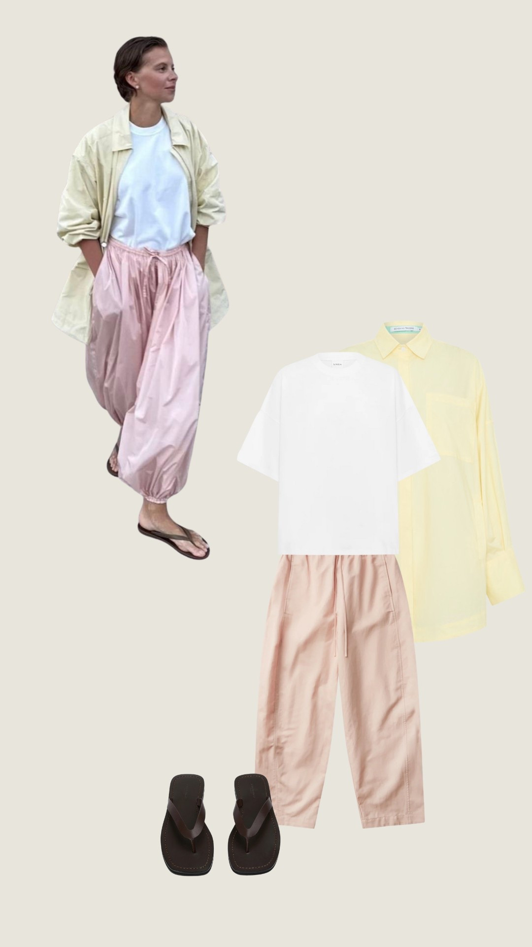 Very into genie pants and this colour combination is a hit! 