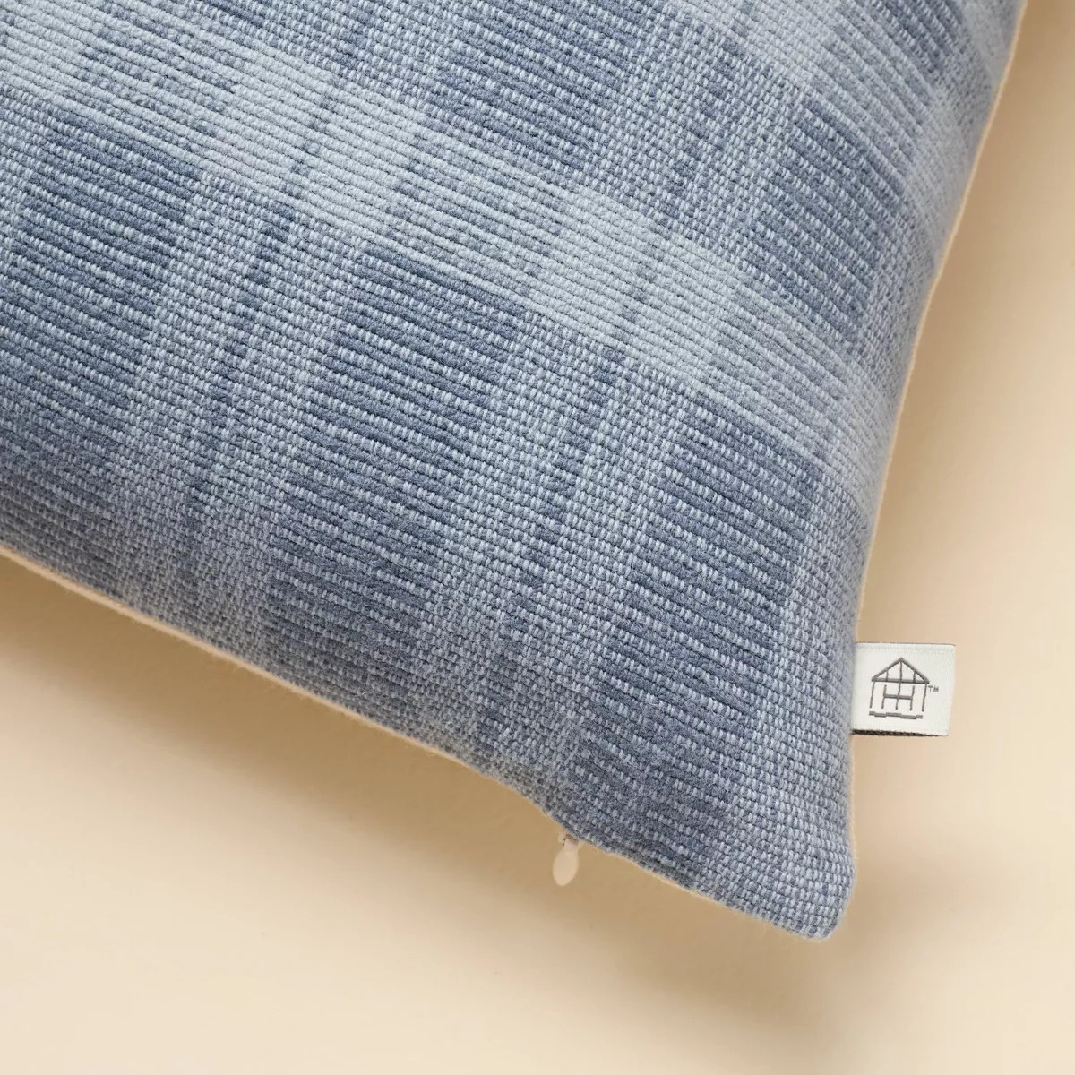 18"x18" Tonal Plaid Square Throw Pillow Blue - Hearth & Hand™ with Magnolia | Target
