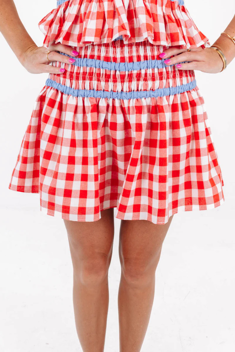 Just A Dream Skirt - Red | The Impeccable Pig
