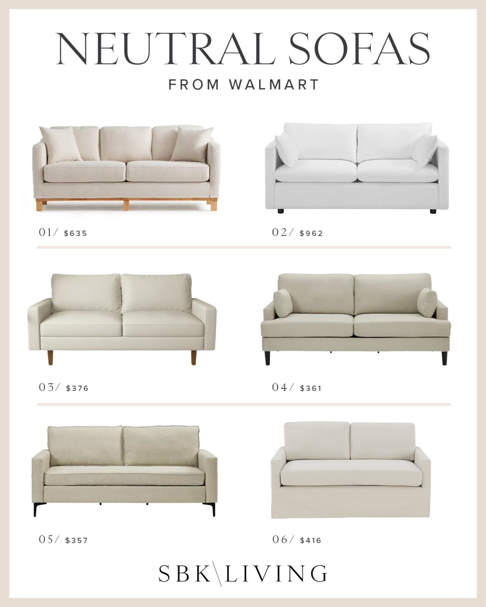 H O M E \ neutral sofas from Walmart! Great was to refresh your living room!

Home decor 

#LTKhome