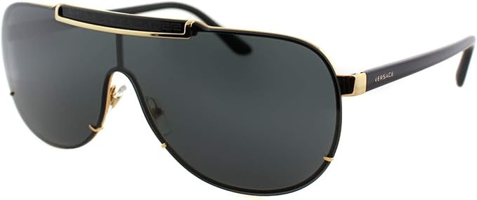 Versace Sunglasses VE 2140 BLACK 1002/87 VE2140 | Amazon (US)