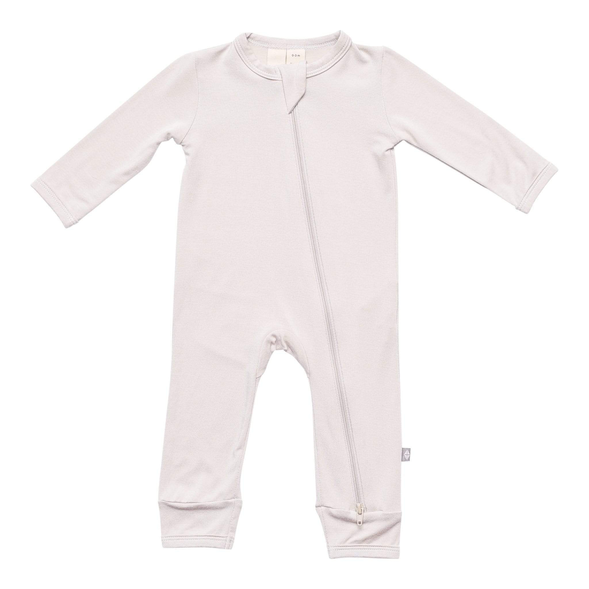 Zippered Romper in Oat | Kyte BABY