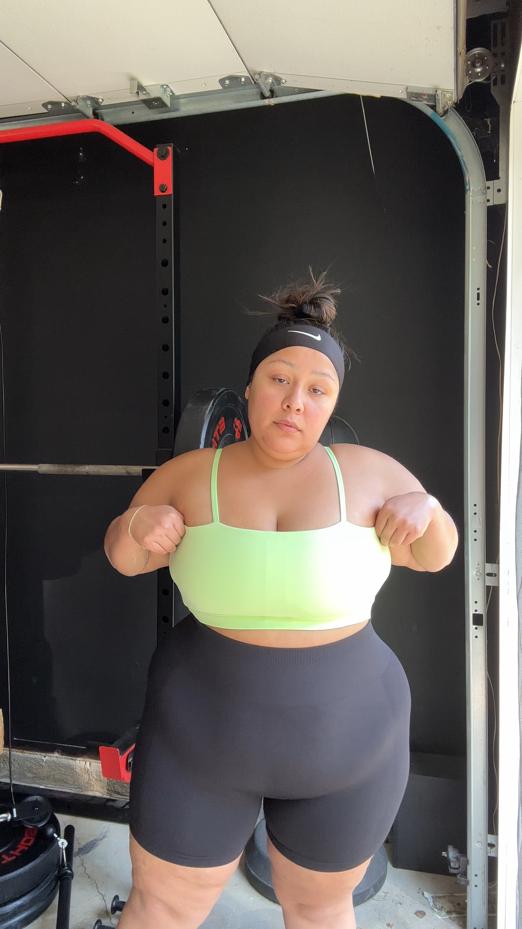 Plus Size Fitness Outfit 

Wearing amazon shorts in size xl 
Wearing amazon bralette in size xxl 

#LTKcurves #LTKFitness