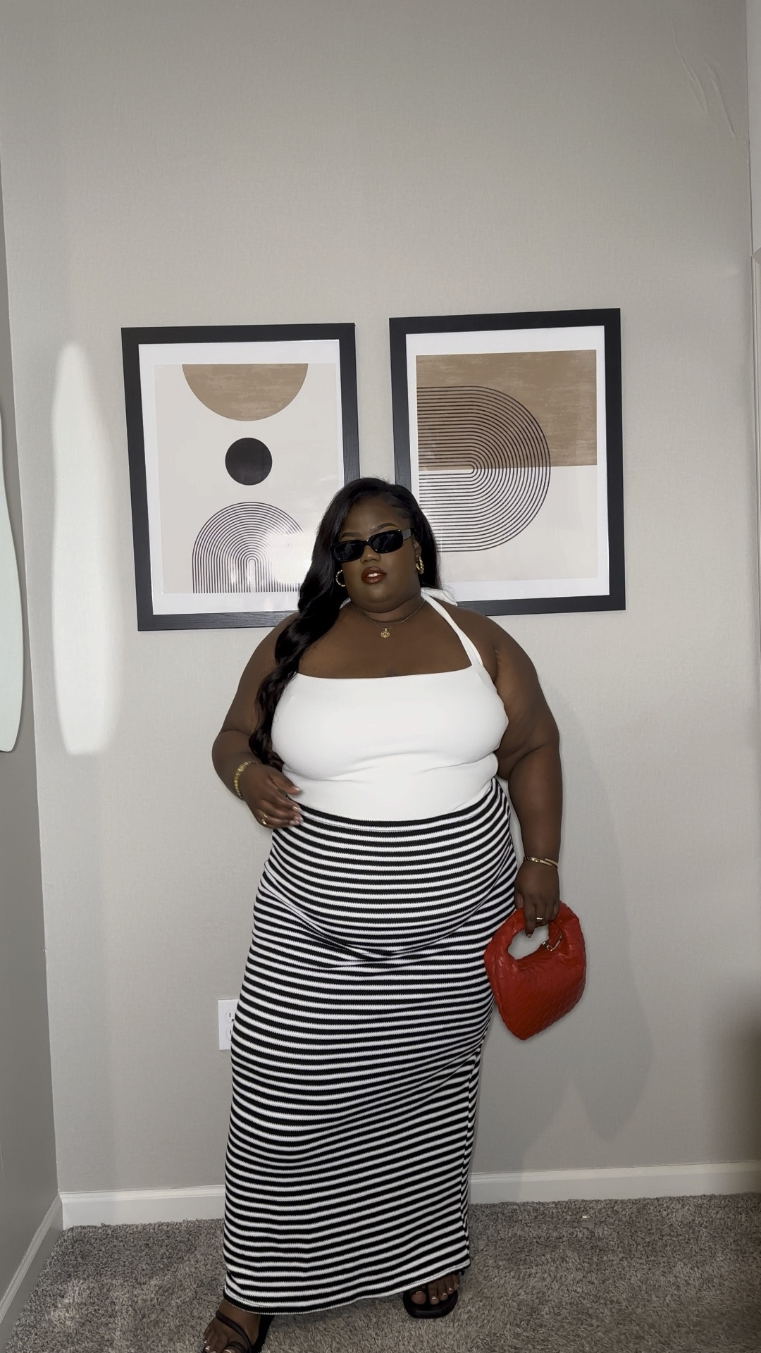 Summer outfit inspo- top is from Rebdolls “Watch Me Halter Top” in a 3x skirt is also in 3x I recommend sizing down in the skirt  it’s very stretchy

#LTKSummerSales #LTKPlusSize