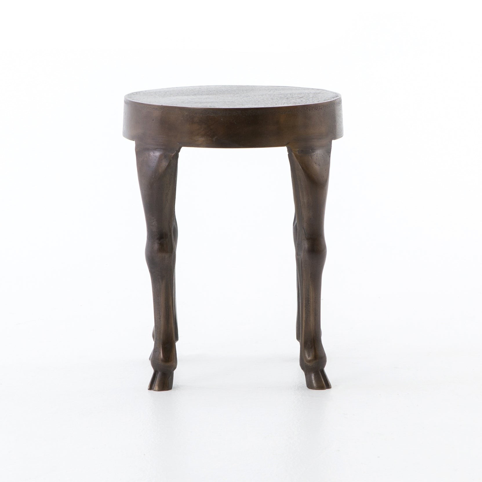 Hopedale End Table in Antique Rust | Burke Decor