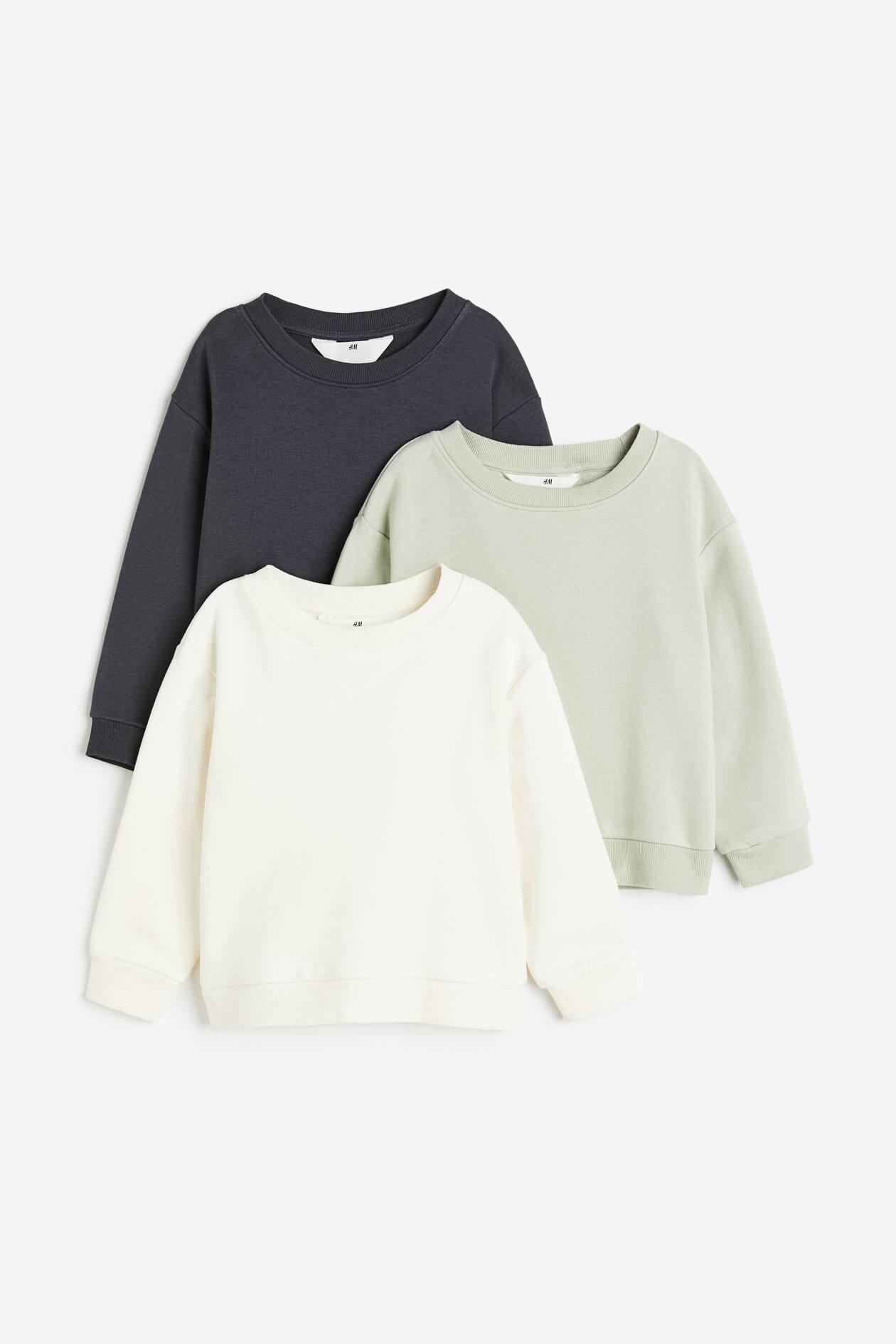3-pack Sweatshirts | H&M (US + CA)
