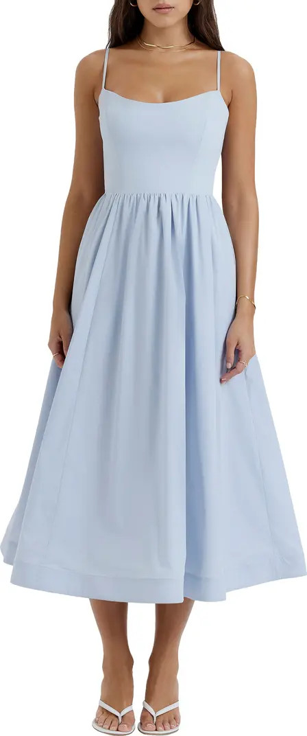 Lolita Corset Cotton Blend Fit & Flare Dress | Nordstrom