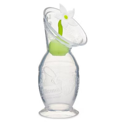 Haakaa Breast Pump with Suction Base and White Flower Stopper - 5oz | Target