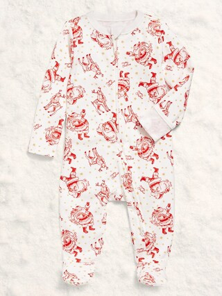 2-Way-Zip Sleep & Play Footed One-Piece for Baby | Old Navy (US)