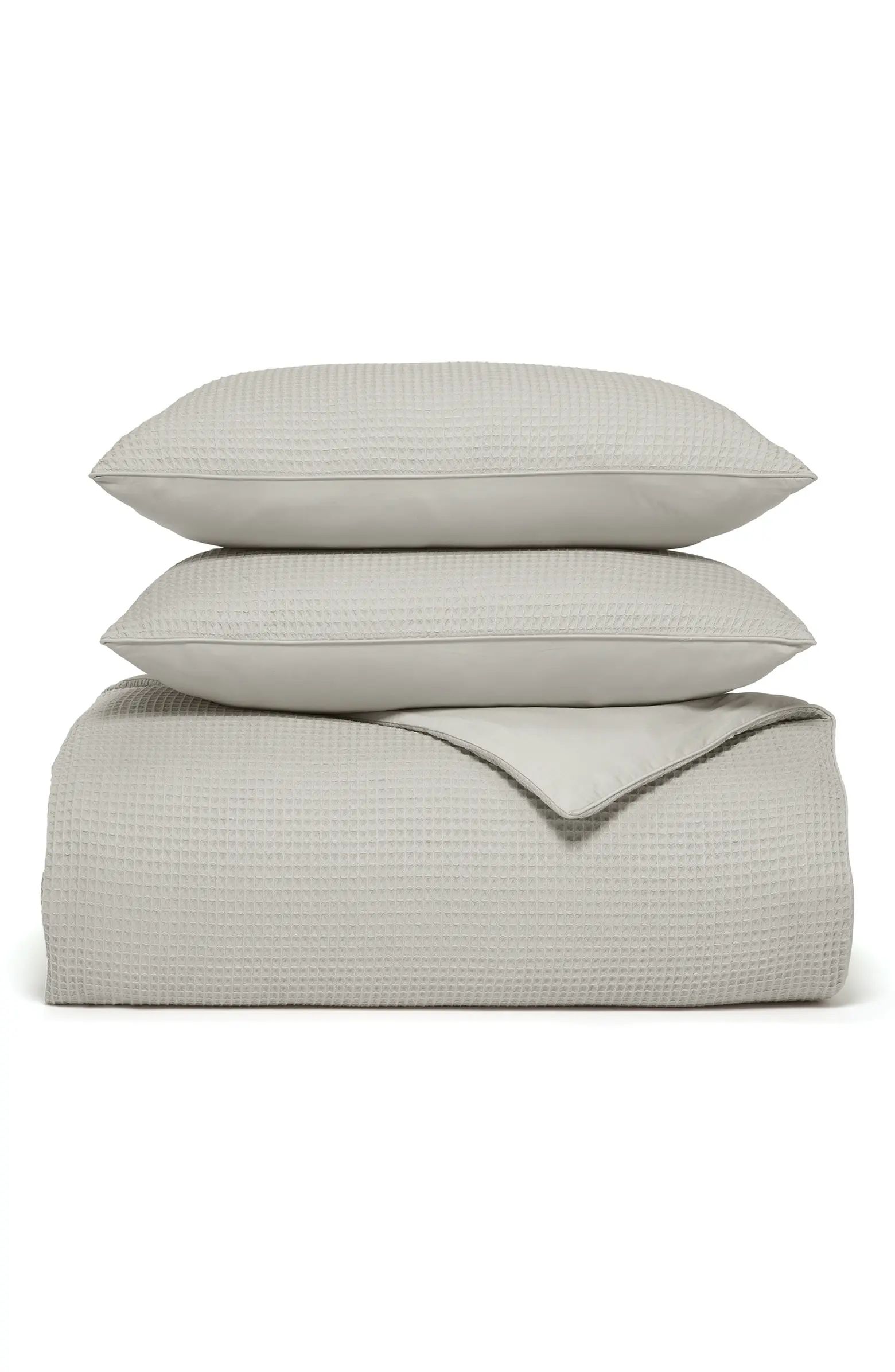 Boll & Branch Waffle Weave Organic Cotton Duvet Cover & Sham Set | Nordstrom | Nordstrom