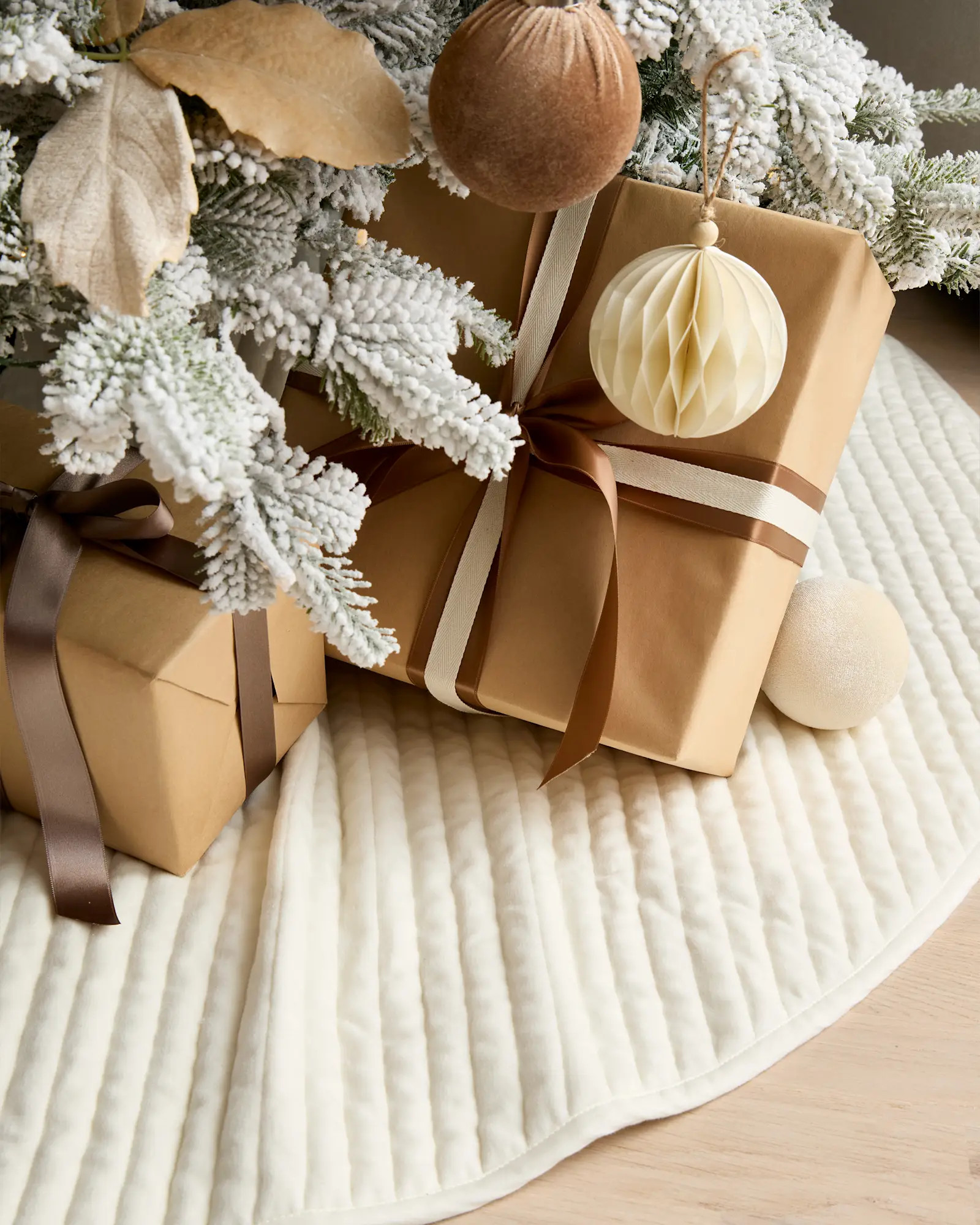 Cotton Velvet Tree Skirt | Quince