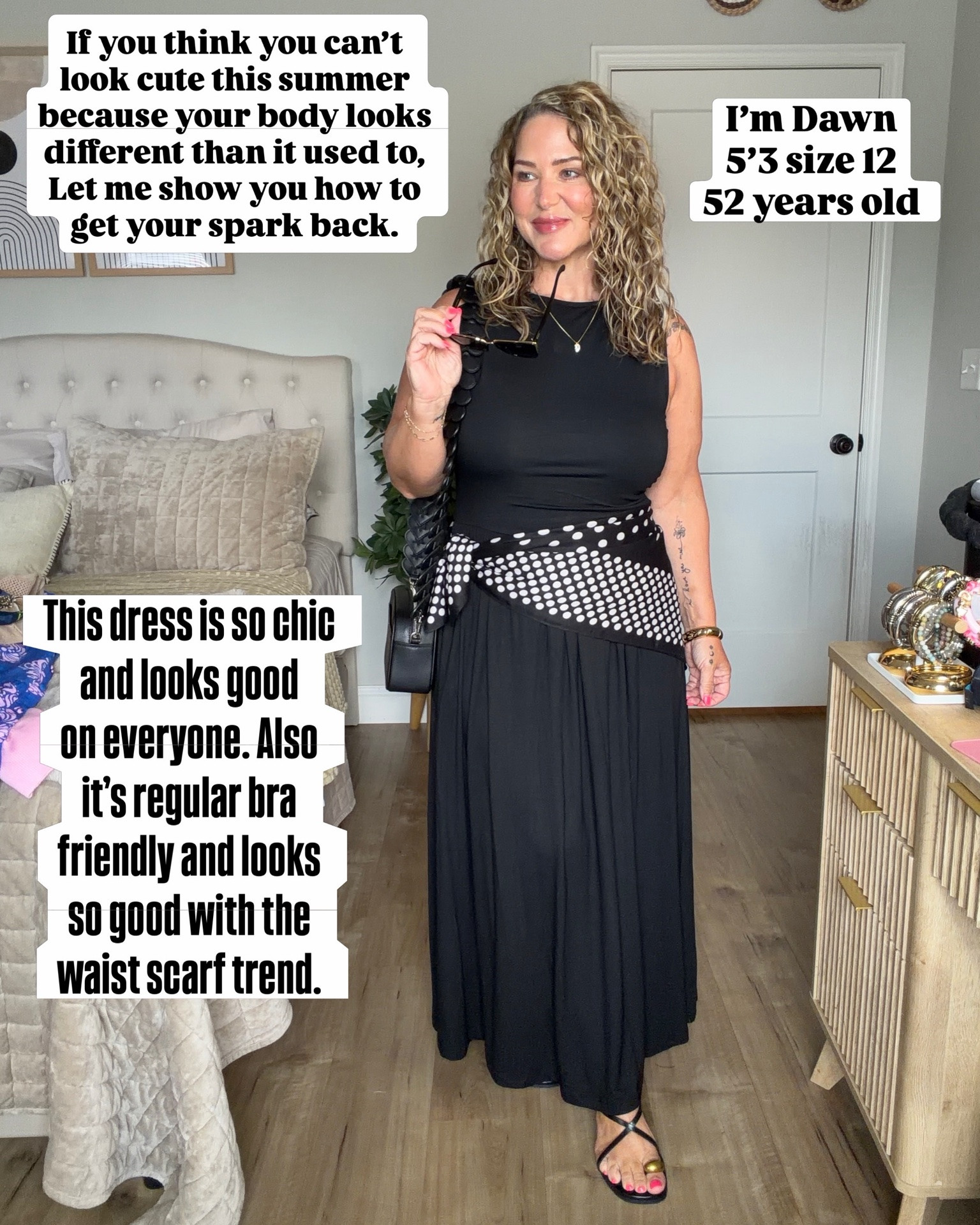 Black dress size large 
White top size large 
Pink jeans size medium 
Blue poncho and tank size large 
Blue striped pants size medium 
Overalls and top size large 
Romper size large 
Sundresses size large 
Yellow stripe top size large 
Tank size large 
Blue and white floral top size large 
Jeans size 10
Bathing suits size large 
Shoes all tts

#LTKOver40 #LTKMidsize #LTKPetite