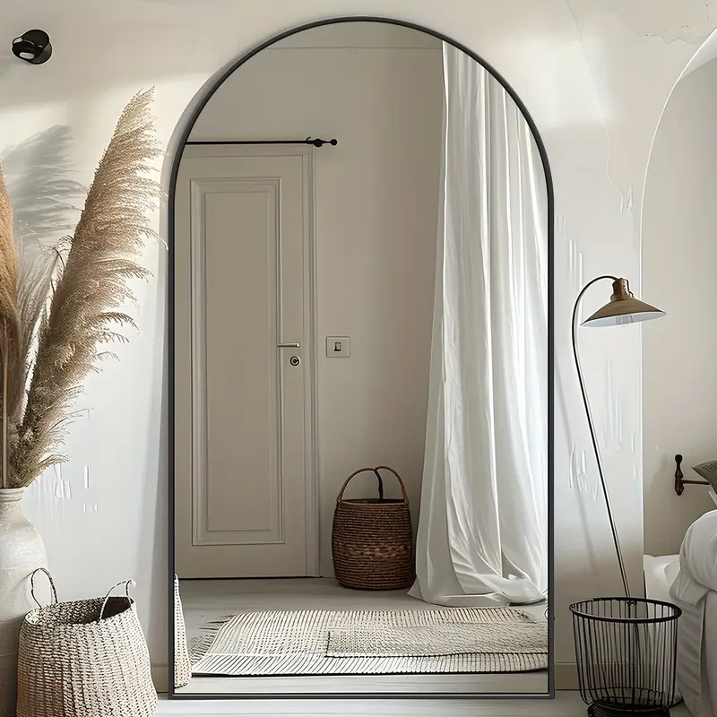 Local warehouse[Oversized Arched Full Body Mirror] Full Length Mirror, Oversized Arched Floor Mir... | Temu Affiliate Program