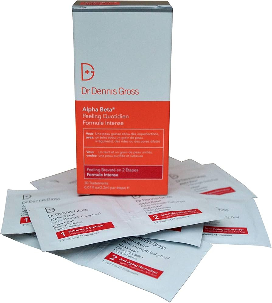 Dr. Dennis Gross Skincare Alpha Beta Extra Strength Daily Peel - 30 packettes | Amazon (US)