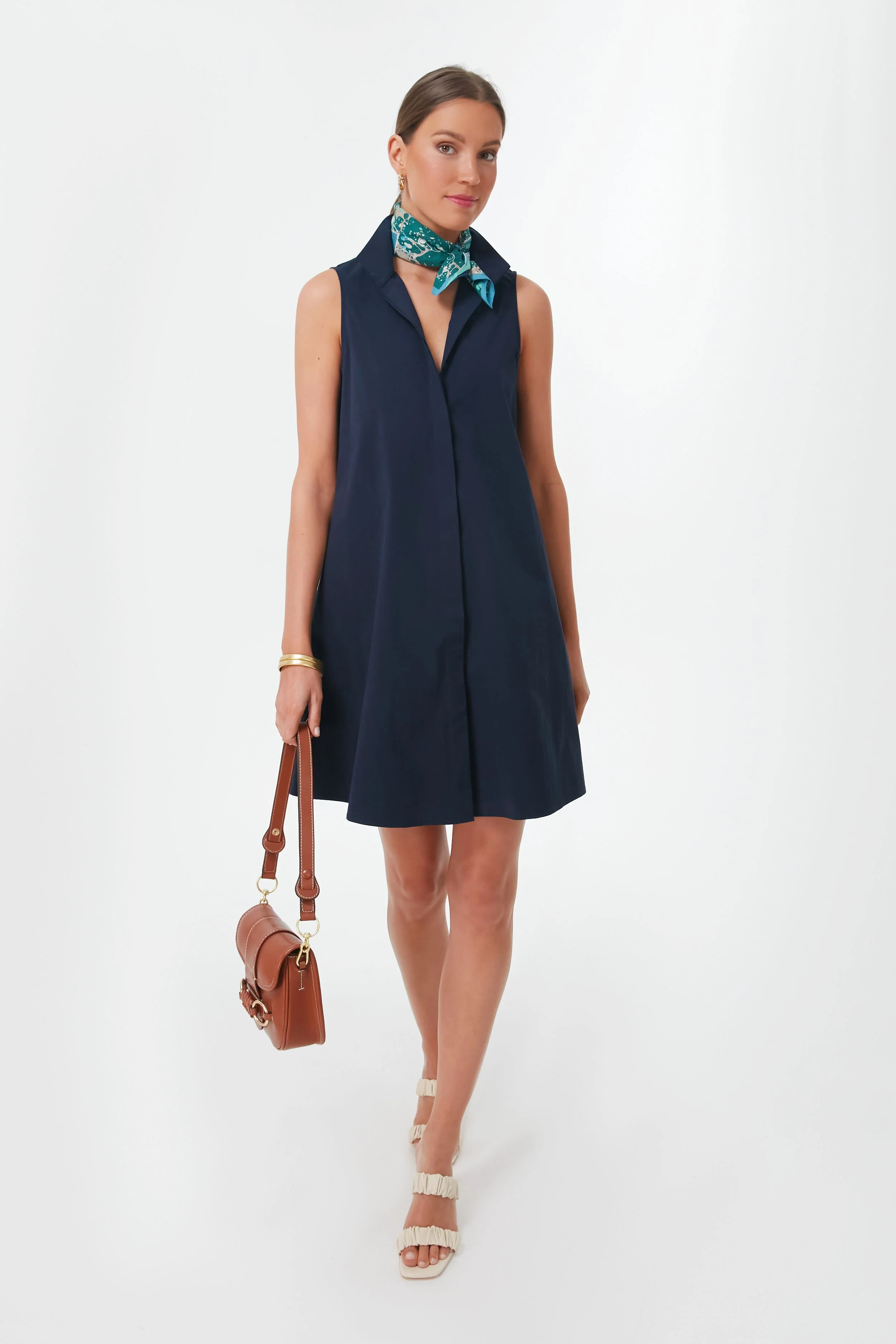 Navy Sleeveless Charlie Dress | Tuckernuck (US)
