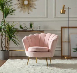 Floreal 32'' Wide Tufted Velvet Barrel Chair | Wayfair North America