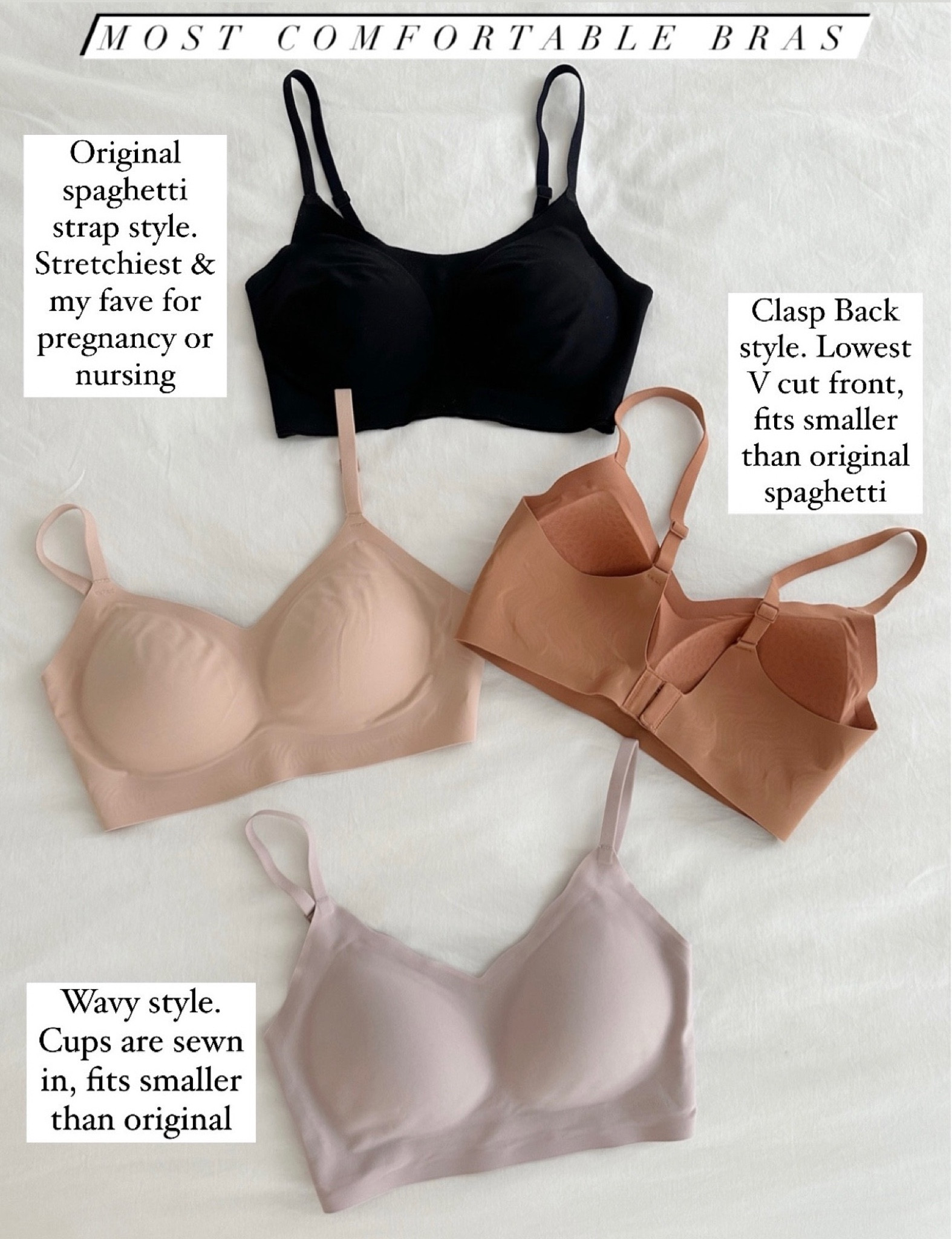 Barely Zero Fixed Cup Wavy Bra curated on LTK