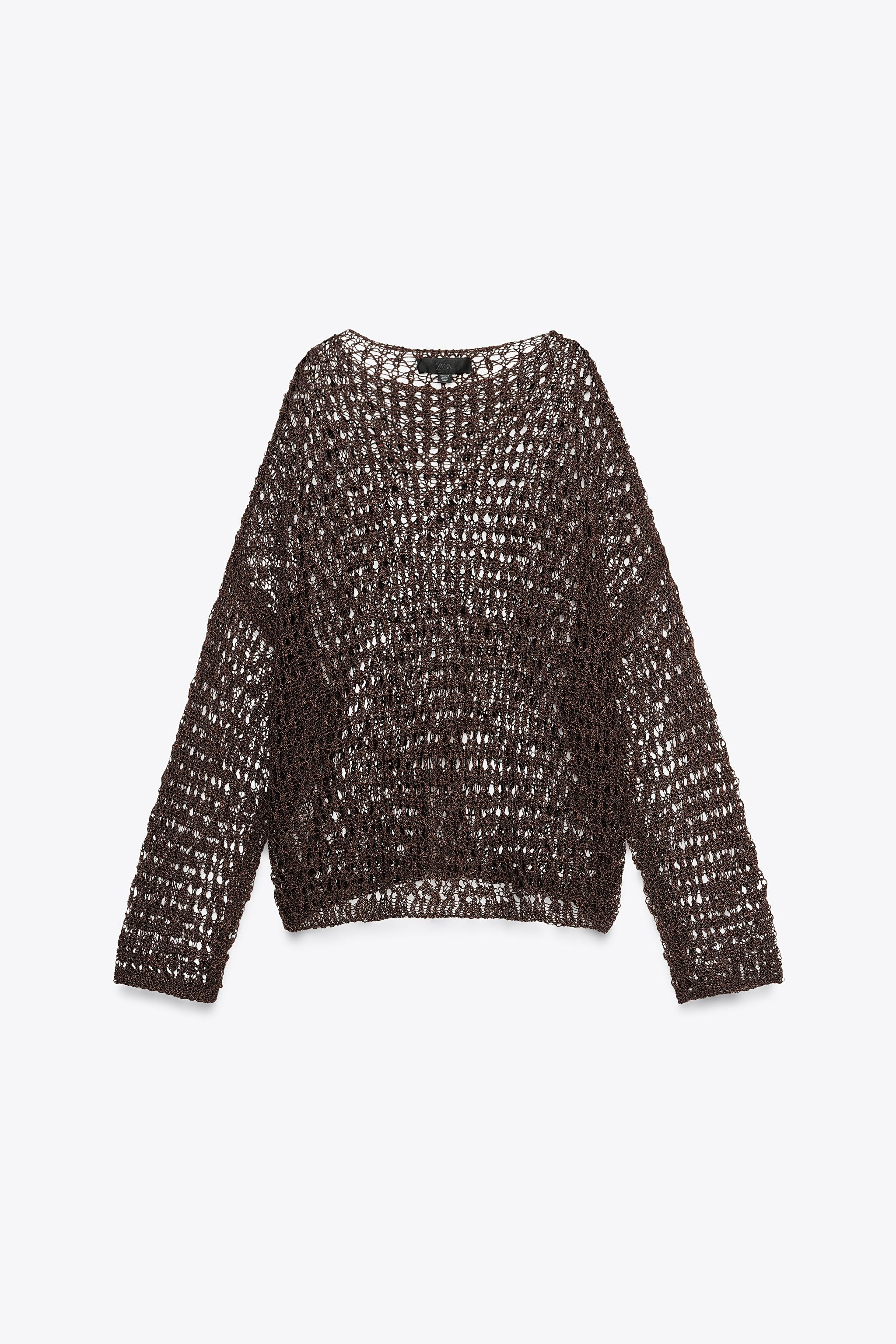 OPENWORK KNIT SWEATER | Zara US