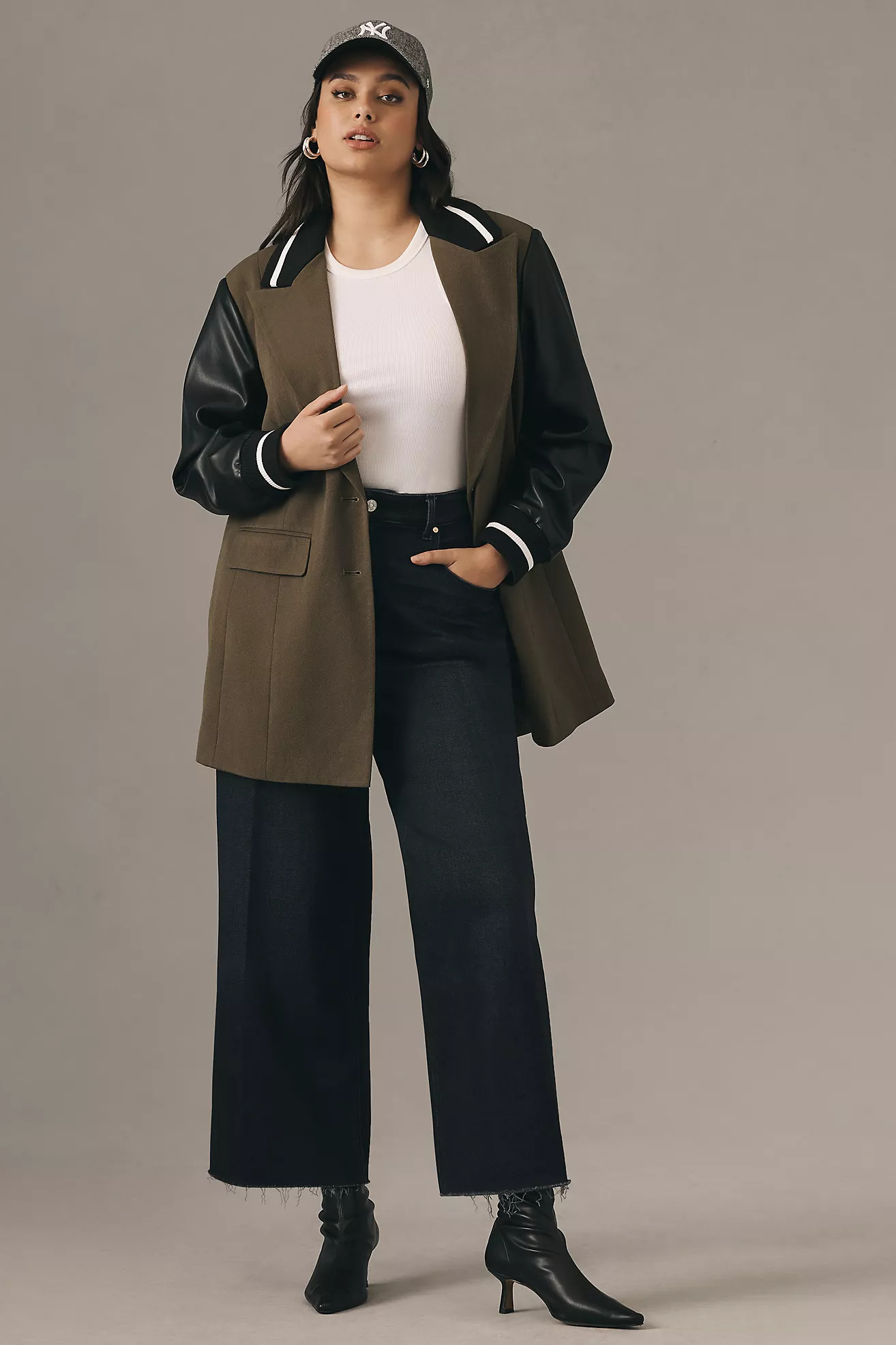 Paige Anessa High-Rise Wide-Leg Crop Jeans | Anthropologie (US)