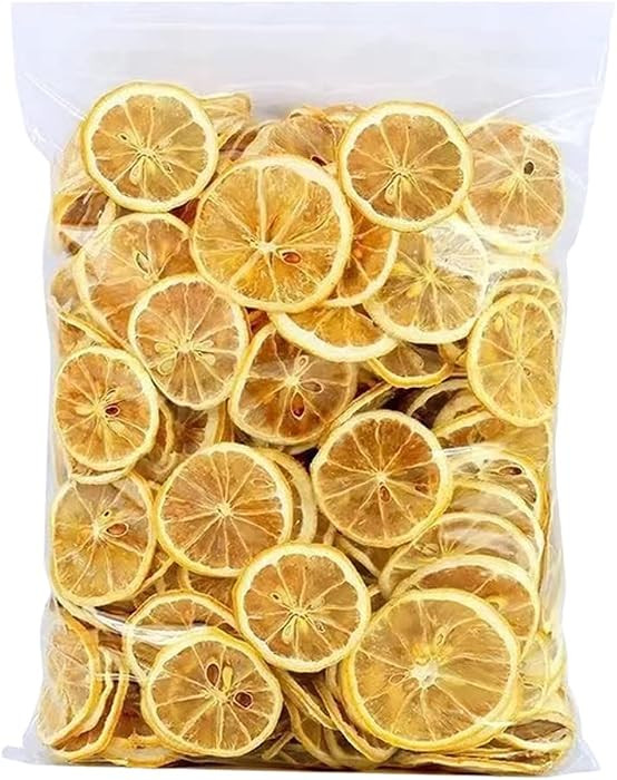 Mkostlich Dried Lemon Slices Bulk, 3.5oz Natural Dehydrated Lemon Slices | Amazon (US)
