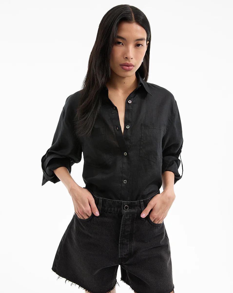 Gil Linen Shirt | Veronica Beard