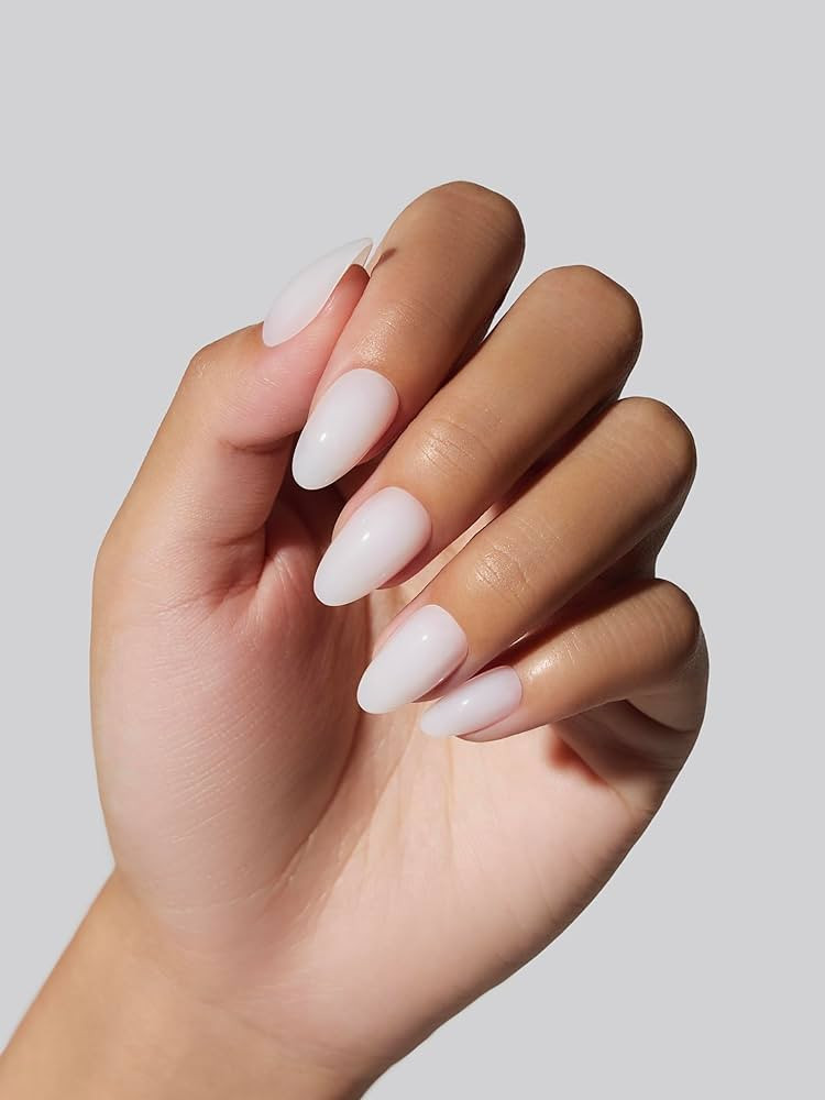 Press On Nails - Salon U-ltimate™ | Sheer Milk, Short Almond Nails, Reusable | 16 sizes - 32 Na... | Amazon (US)