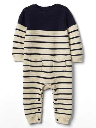 Baby Brannan Stripe One-Piece | Gap (US)
