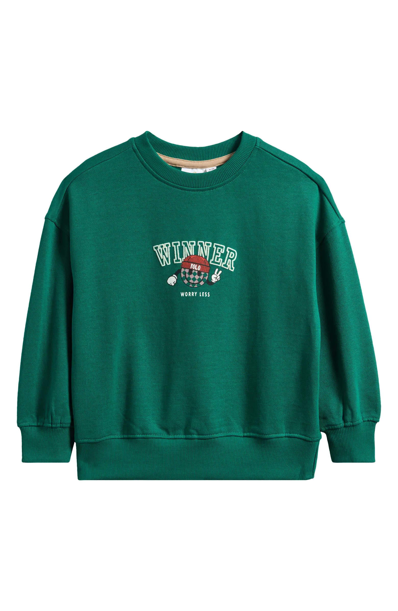 THE NEW Kids' Paul Oversize Organic Cotton Sweatshirt | Nordstromrack | Nordstrom Rack