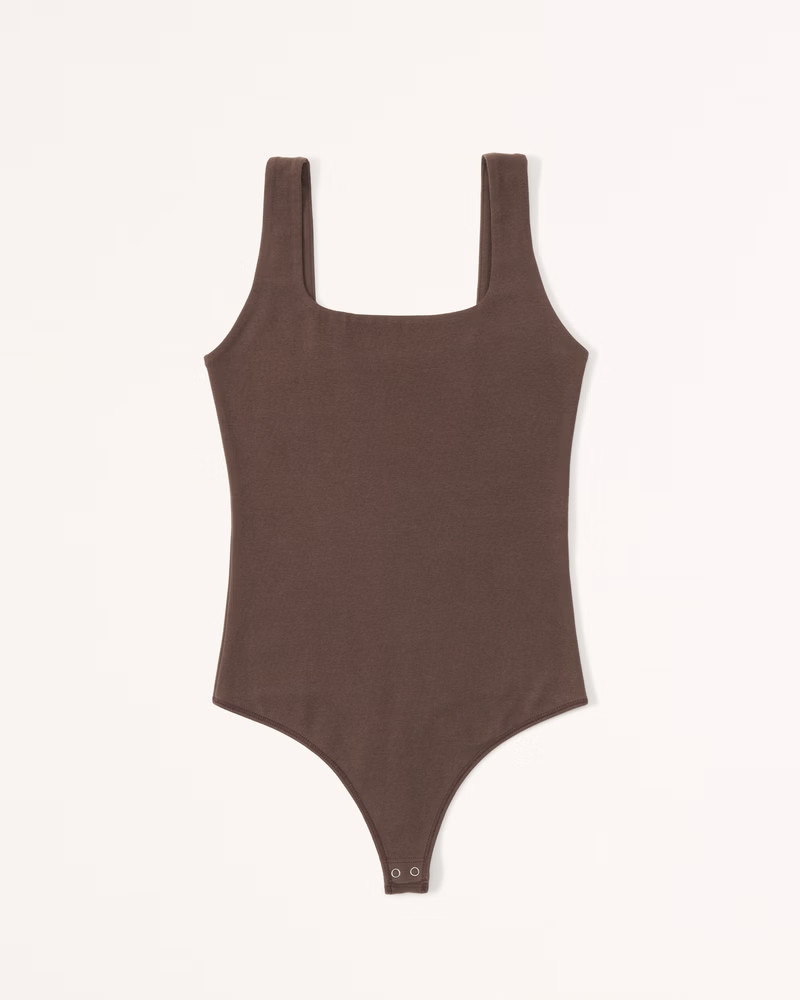 Women's Cotton Seamless Fabric Tank Bodysuit | Women's New Arrivals | Abercrombie.com | Abercrombie & Fitch (US)