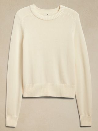 Demi Cotton-Silk Sweater | Banana Republic (US)