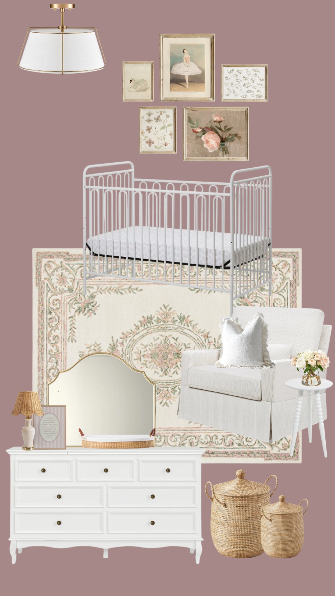 Girl nursery inspo 🎀

#LTKFamily #LTKBaby #LTKHome