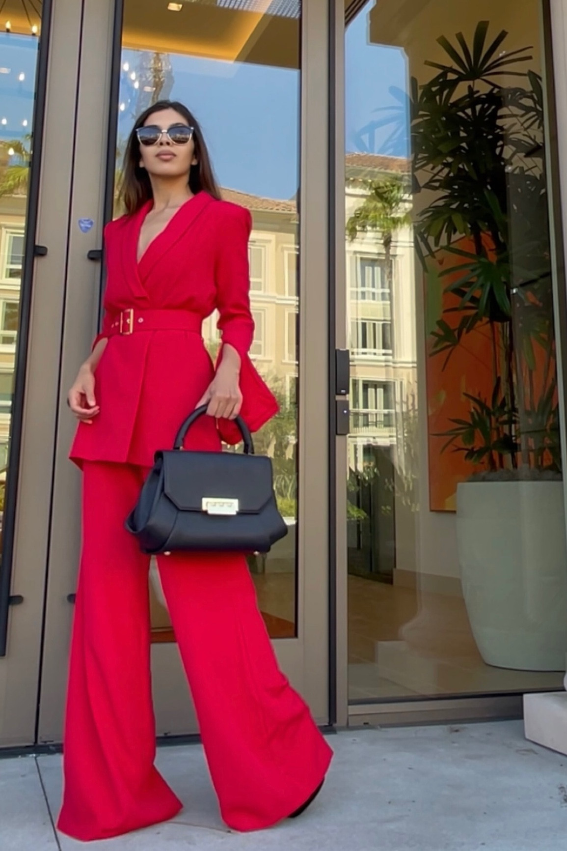 Red pant suit outfit inspo.  

#LTKeurope #LTKworkwear #LTKFind