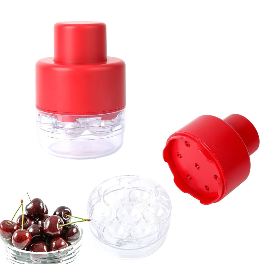 Cherry Pitter Portable Cherry Core Remover with 7 Individual Holes，Easy to Use，Multi-Function... | Amazon (US)