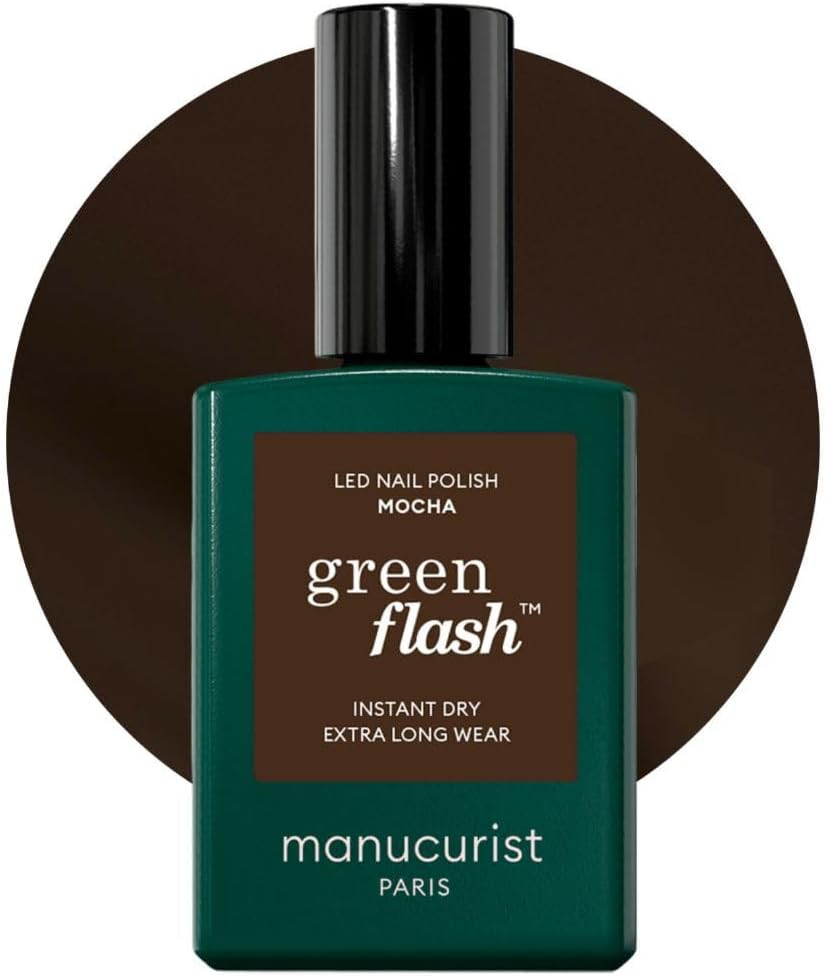 Manucurist Green Flash Mocha Cool Brown LED Gel Nail Polish | Amazon (UK)